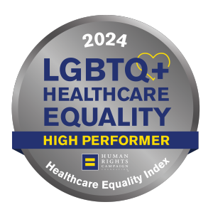 2024 LGBTQ+ Healthcare Equality High Performer. Human Rights Campaign. Healthcare Equality Index.